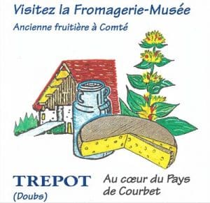 Affiche venez visitez la Fromagerie Musée de Trépot